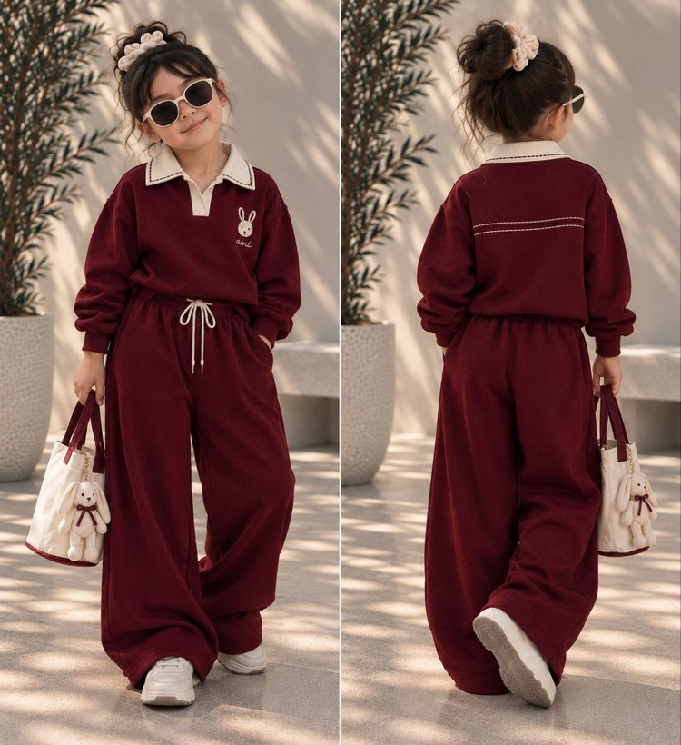 ست بچه گانه امی نخ پنبه لاکرا